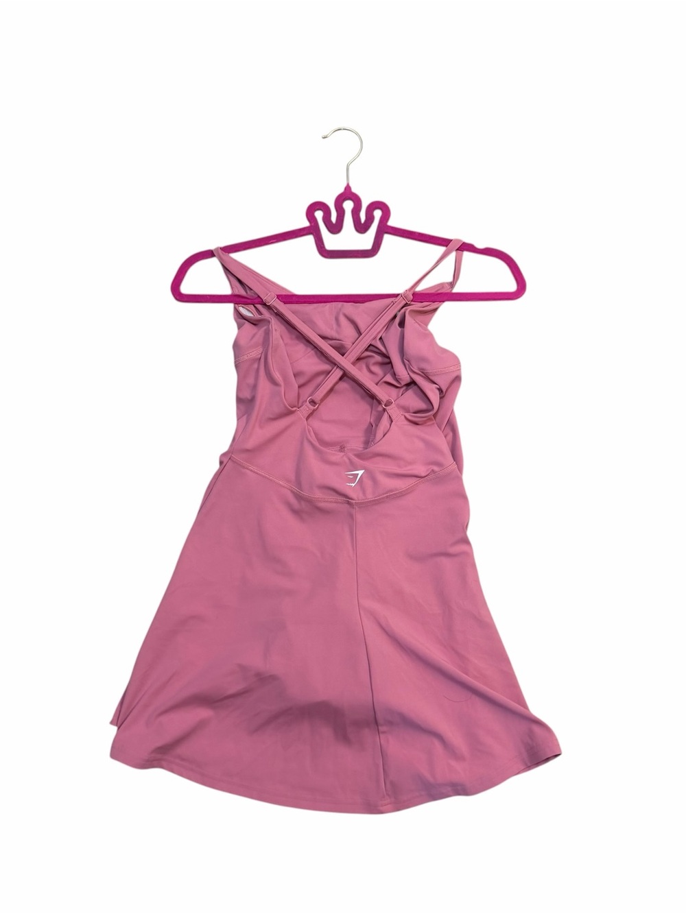 Gymshark Pink Active Tennis Dress Built In Shorts Size M